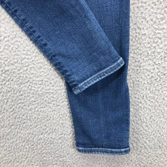MADEWELL Womens Size 26 Medium Wash 9" Mid Rise Skinny Stretch Denim Jeans - Picture 3 of 16